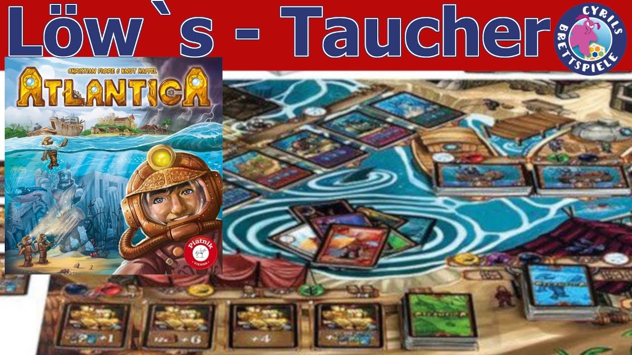 Löw lässt spielen - Atlantica - Familienspiel mit Schätzen