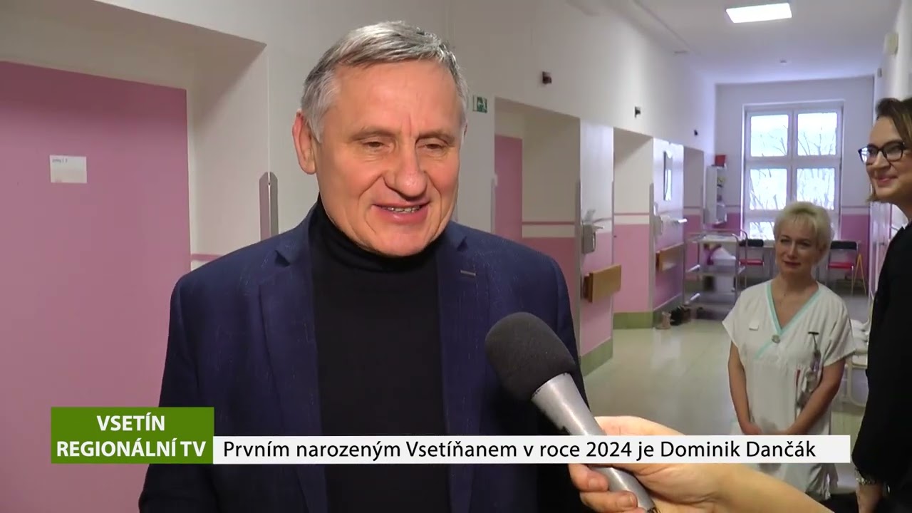 VSETÍN: Prvním narozeným Vsetíňanem v roce 2024 je Dominik Dančák