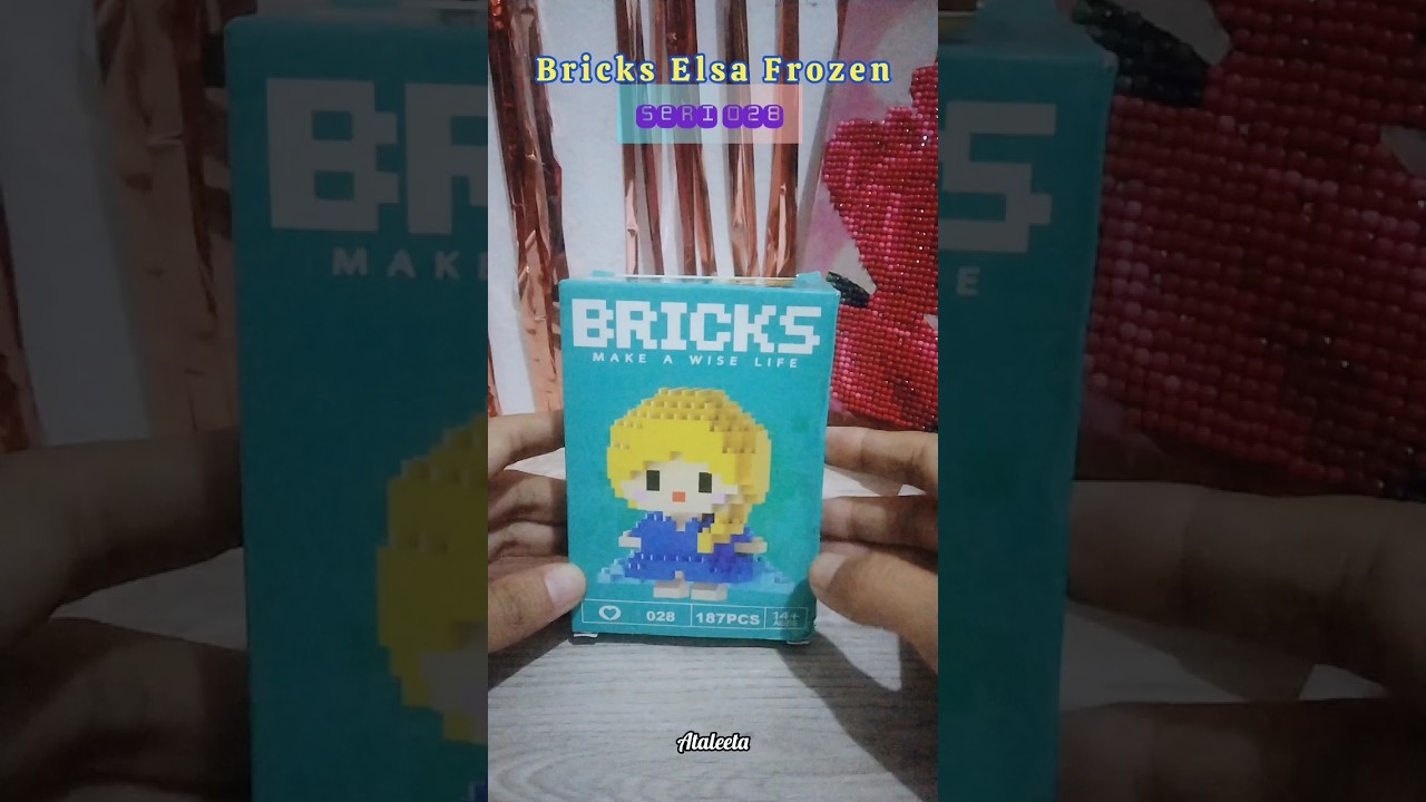 PRINCESS ELSA FROZEN VERSI LEGO BRICKS 🤩 