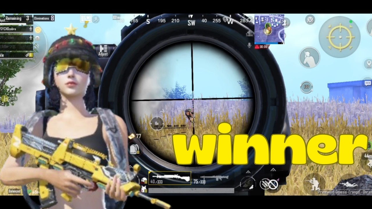 winner winner chicken dinner | Primewood Genesis themed mode | phycocobra bgmi gaming