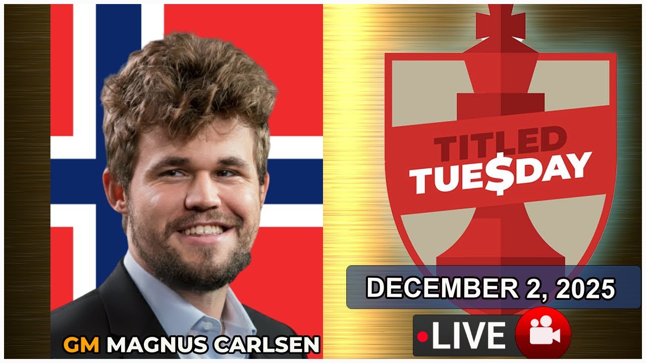 🔴 Magnus Carlsen | Titled Tuesday | December 2, 2025 | chesscom