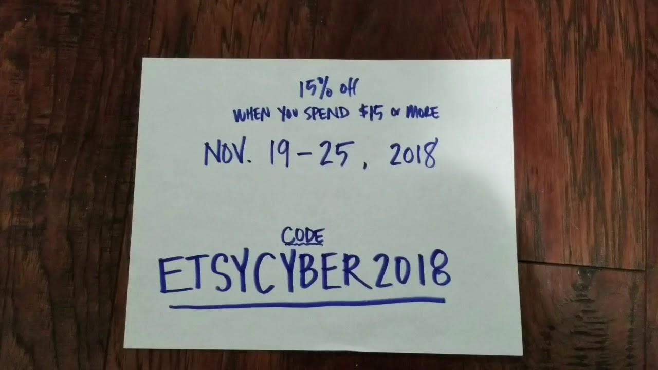 Cyber week sale on Etsy | katetheskatestudio