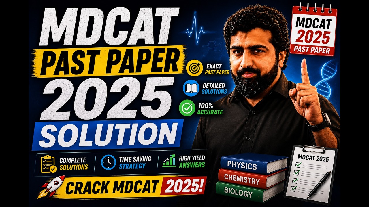 MDCAT 2025 past paper part 1