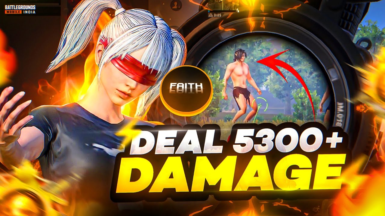 🥵Deal 5300+ Damage With 32 Kills Solo Vs Squad [ BGMI 3.8 Update With Faith PlayzZz