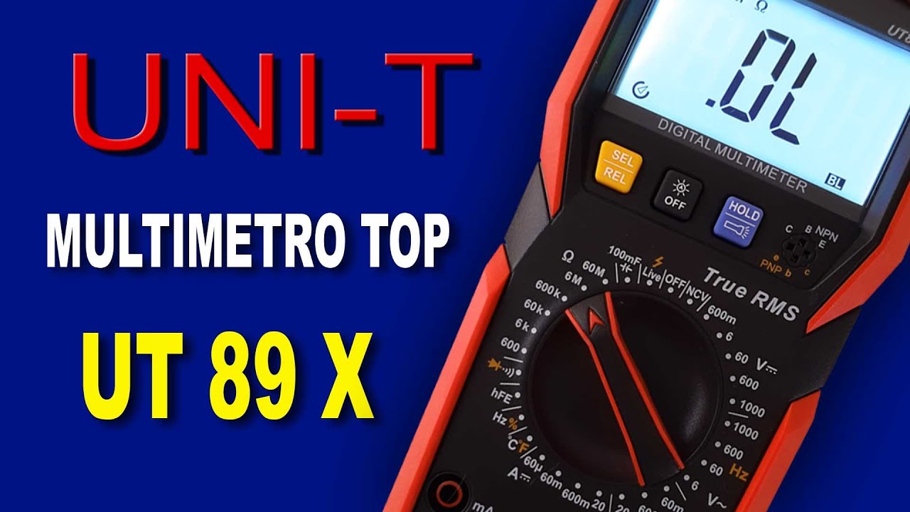 Multimetro UNI-T  UT 89 X  um multimetro muito eficiente , um ótimo custo beneficio.