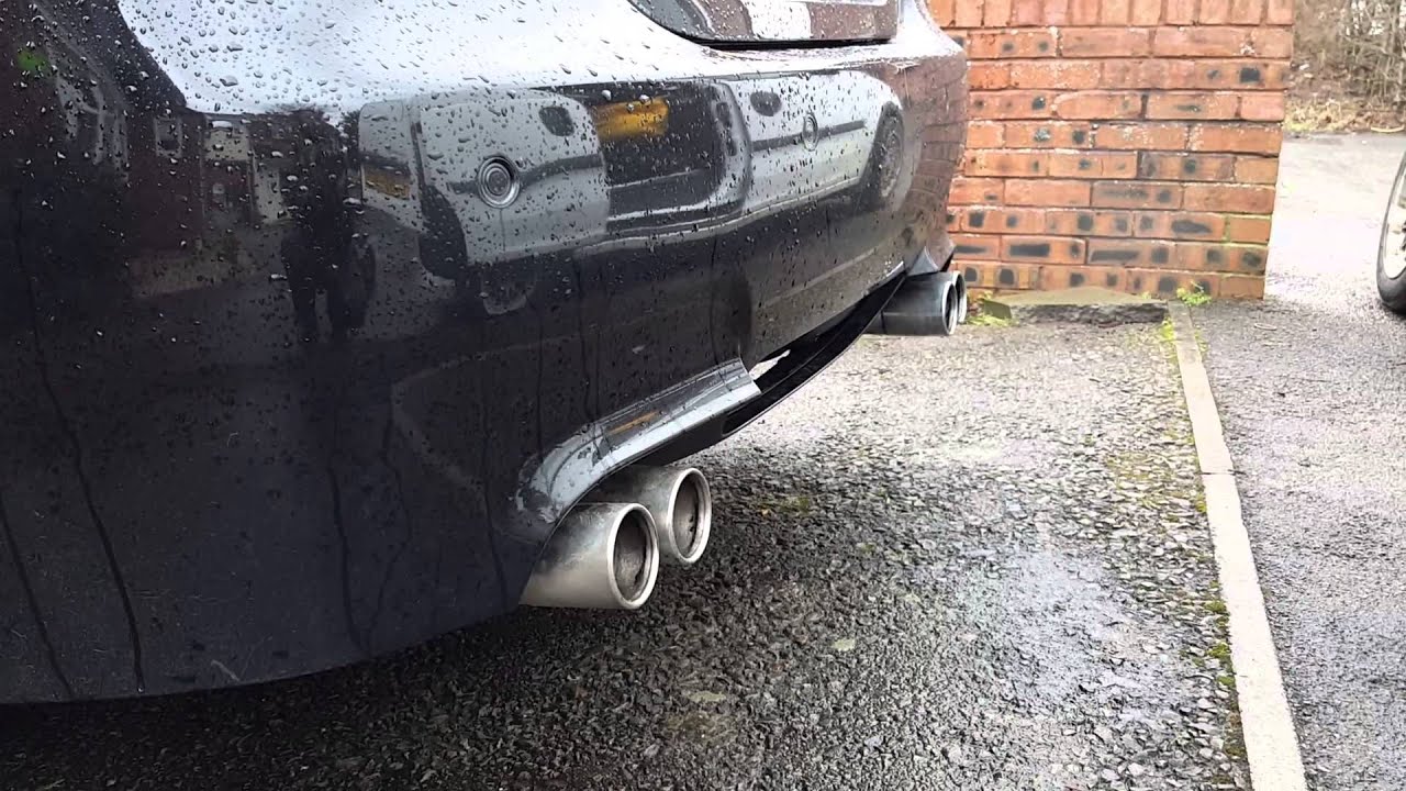 E60 M5 exhaust mod partial wrap