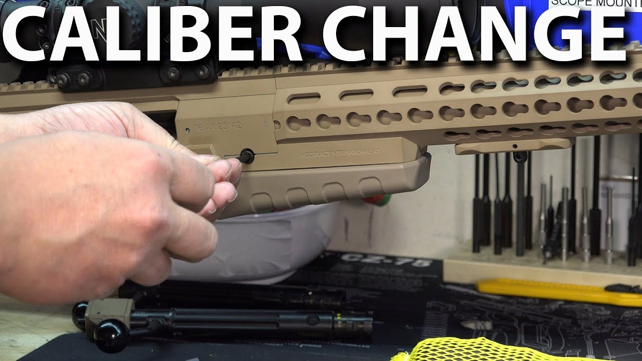 Accuracy International AX MC Caliber Change