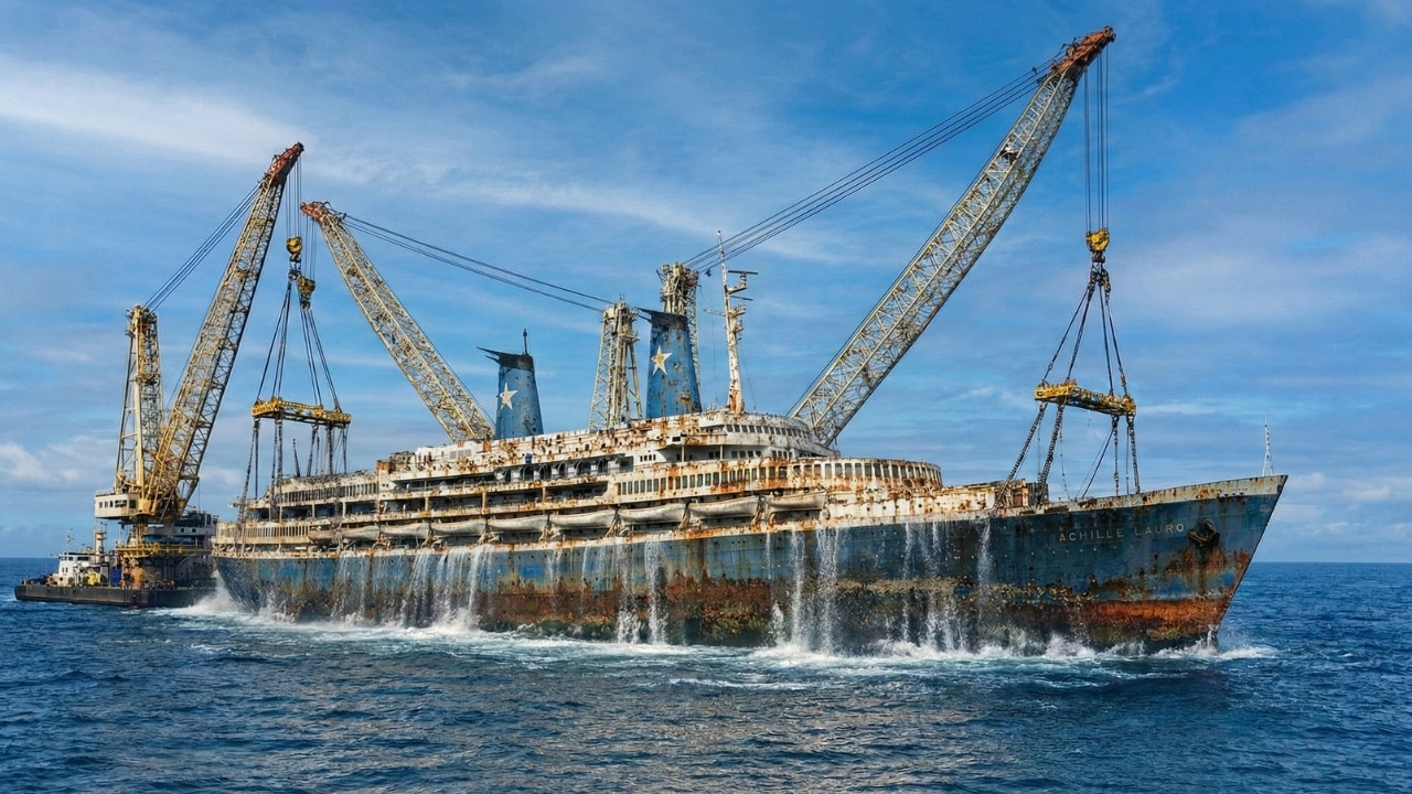 Achille Lauro Recovered & Restored — Reconstructing a Ship From the Abyss | ASMR