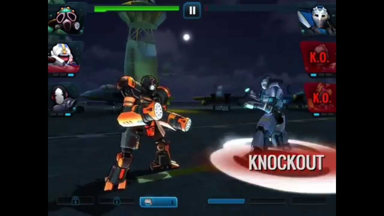 Ultimate Robot Fighting Zero G & Ghost Face & Hazmat VS Kawaii & Bubbles & Cryobot IOS ANDROID