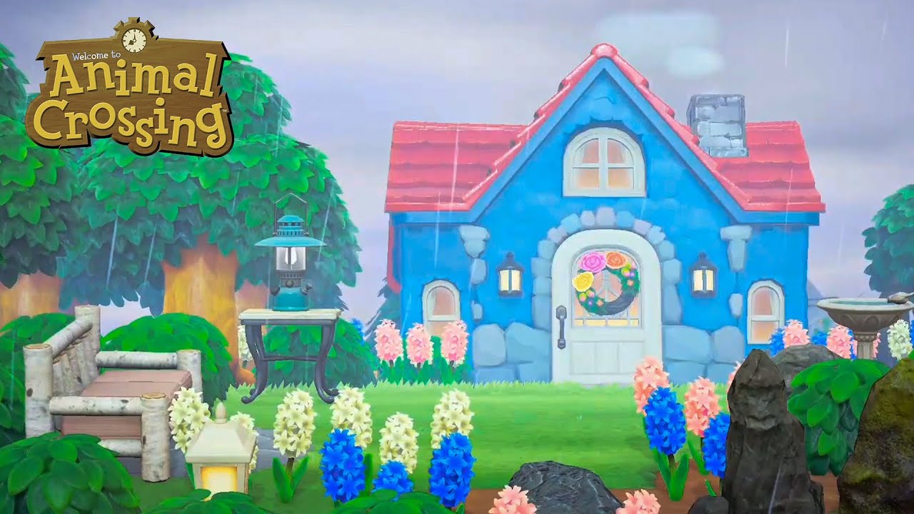 Relaxing animal crossing that make you will feel better in no time… w/ rain