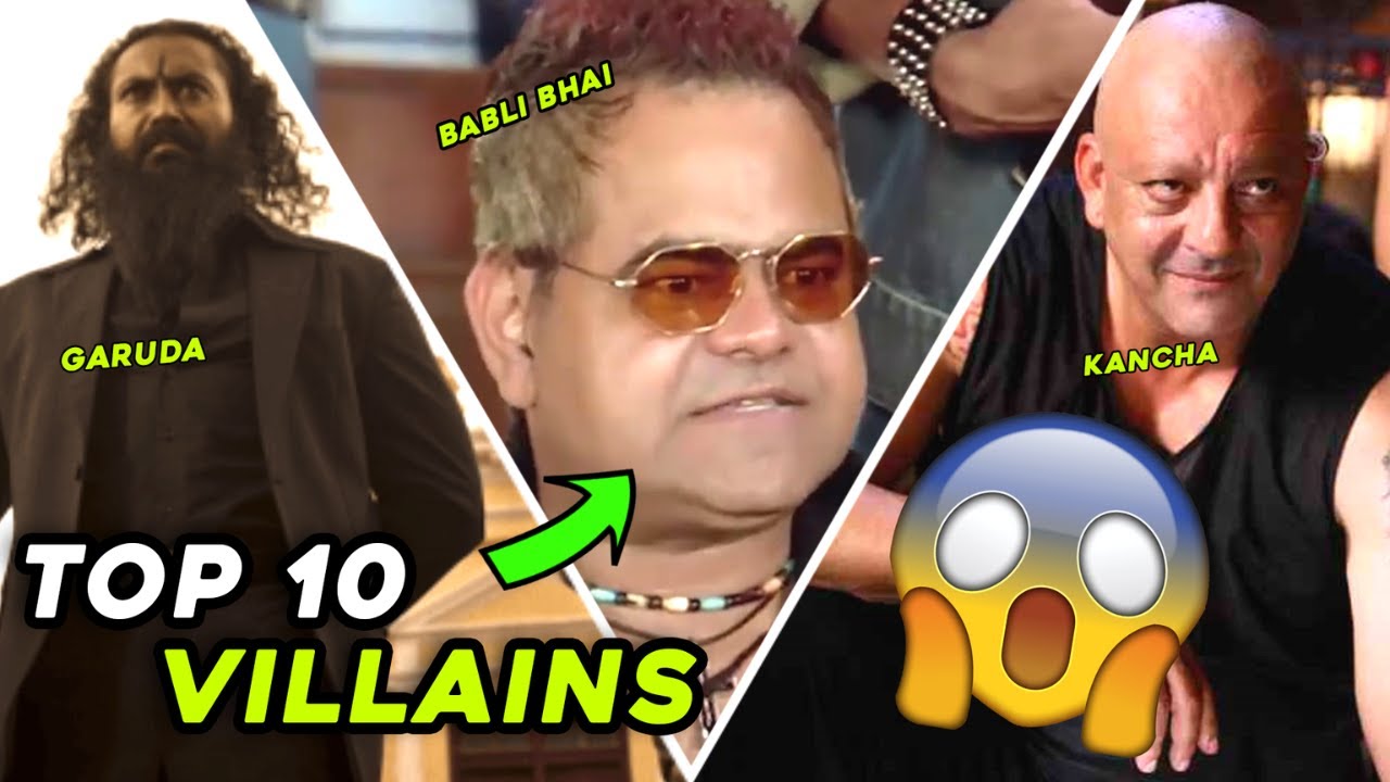 Top 10 Indian Movies Villains | Updated | Common Entertainer