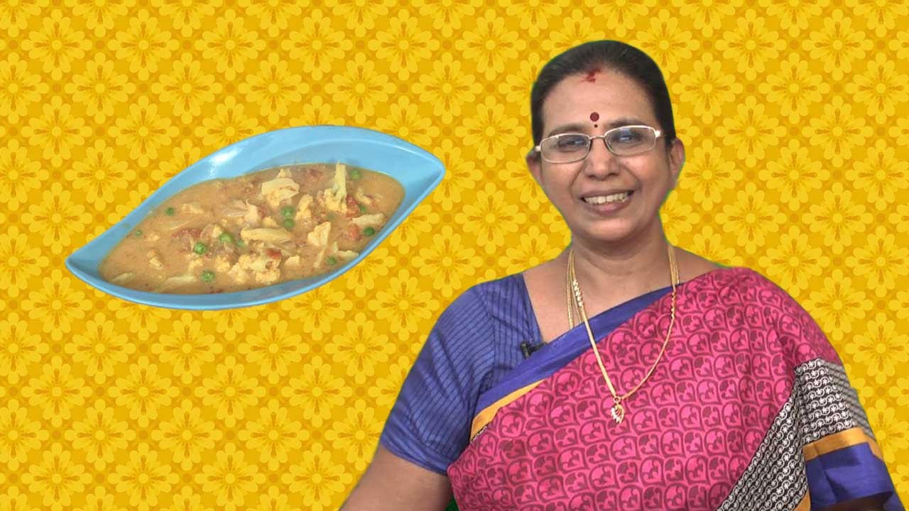 Cauliflower Kurma | Mallika Badrinath Recipes