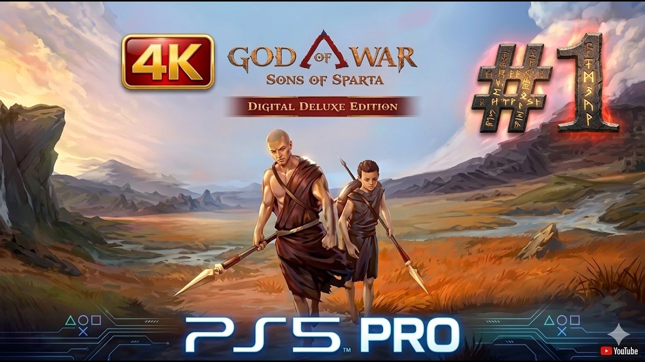 #1 | God of War - Sons of Sparta | Full Playthrough | PS5 Pro | 4K 60FPS
