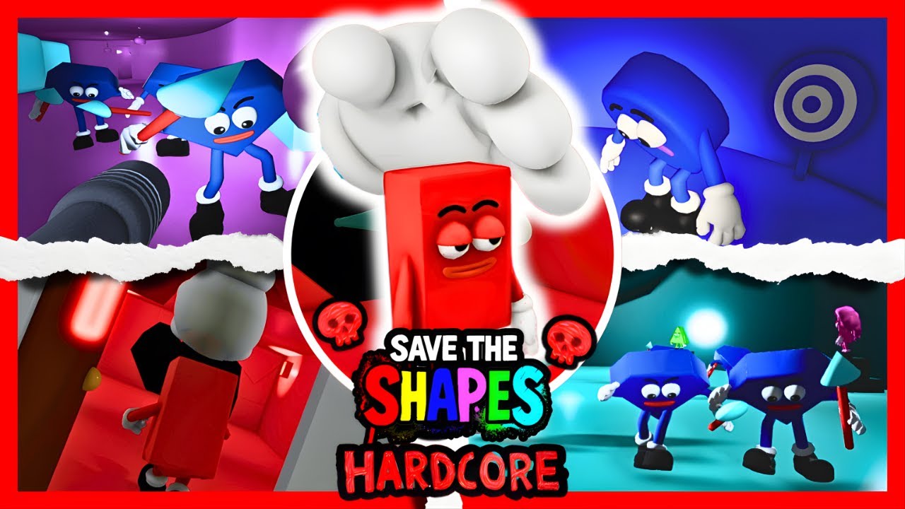 [HARDCORE] Save The Shapes FULL GAME Walkthrough & Ending - ROBLOX [4K60FPS]