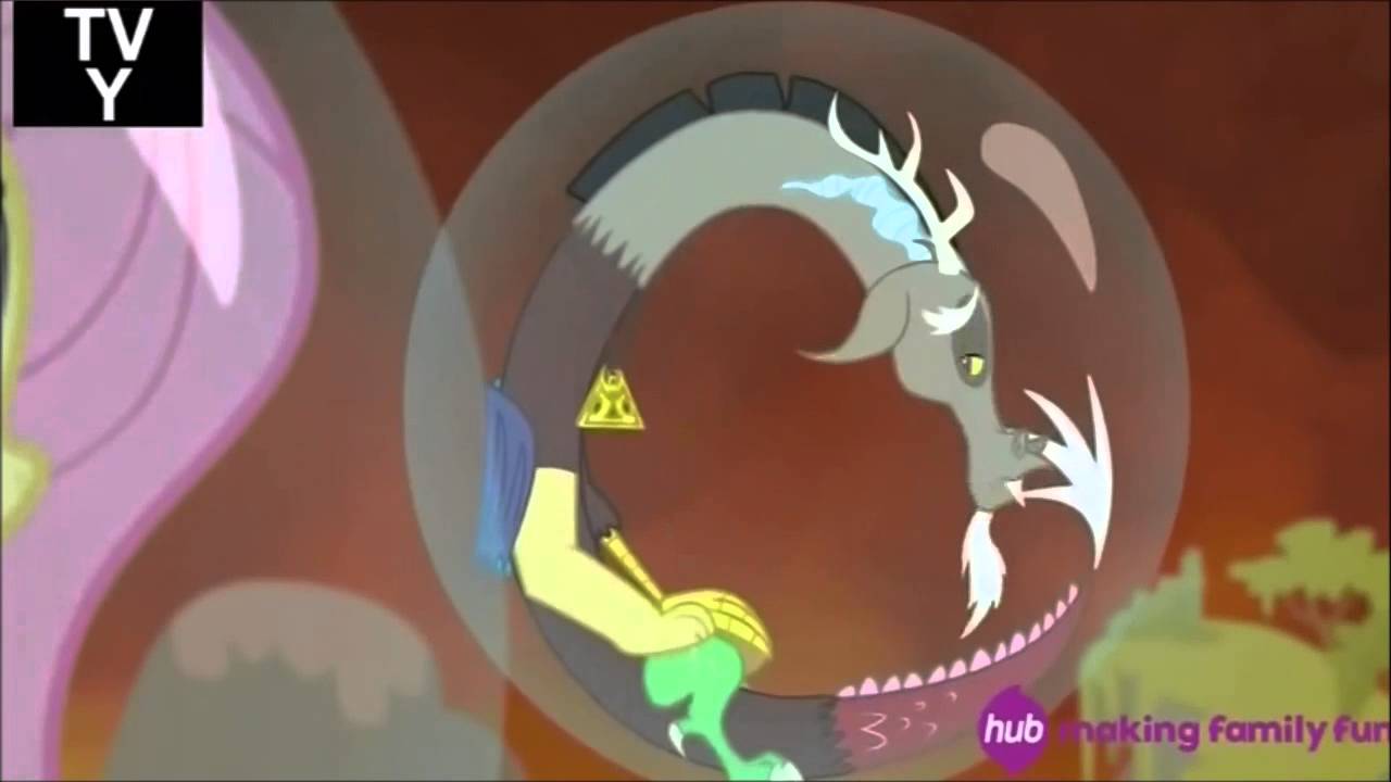 Fluttershy and Discord 