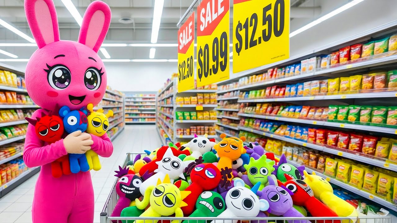 Sprunki in Real Life Supermarket?! Pinki Can’t Believe It!