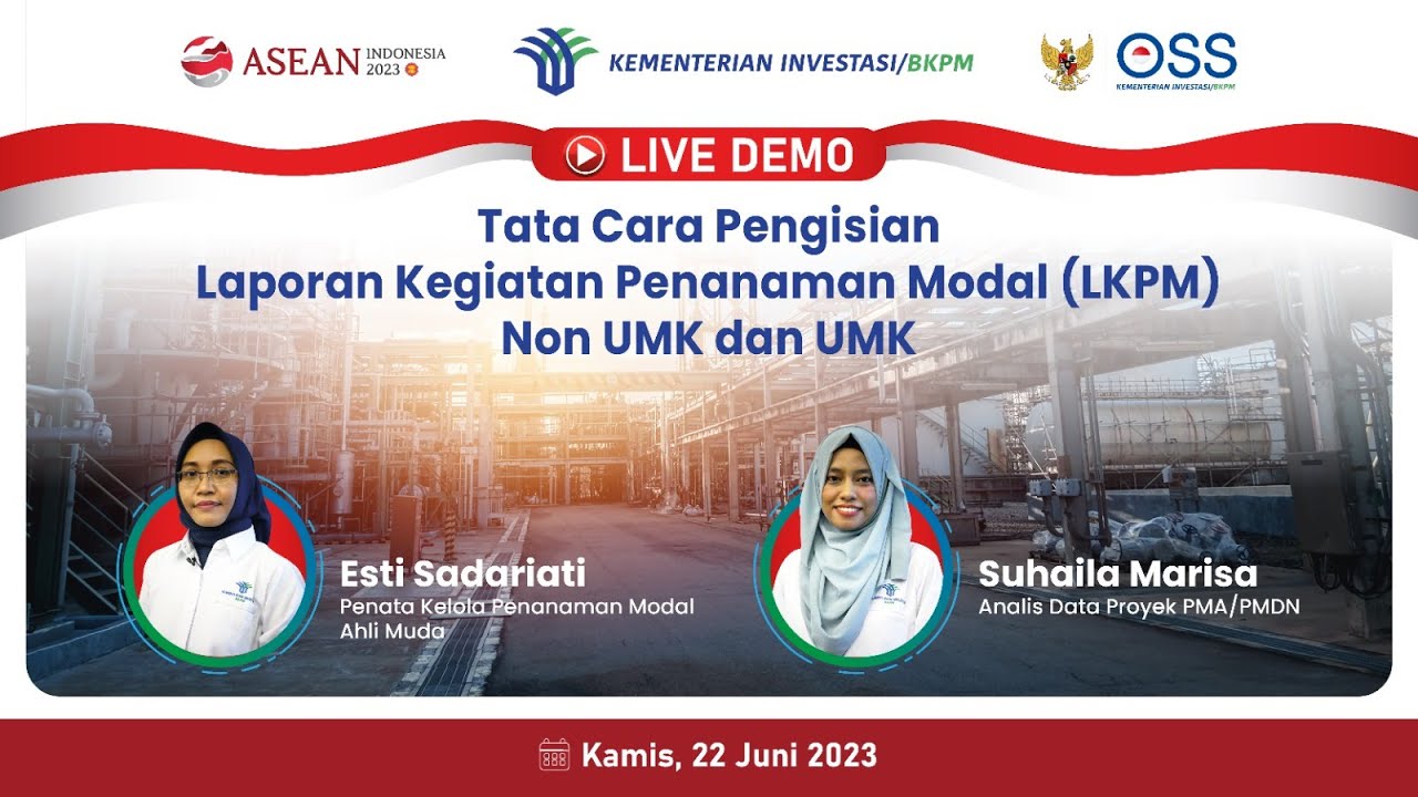 Tata Cara Pengisian Laporan Kegiatan Penanaman Modal (LKPM) Non UMK dan UMK