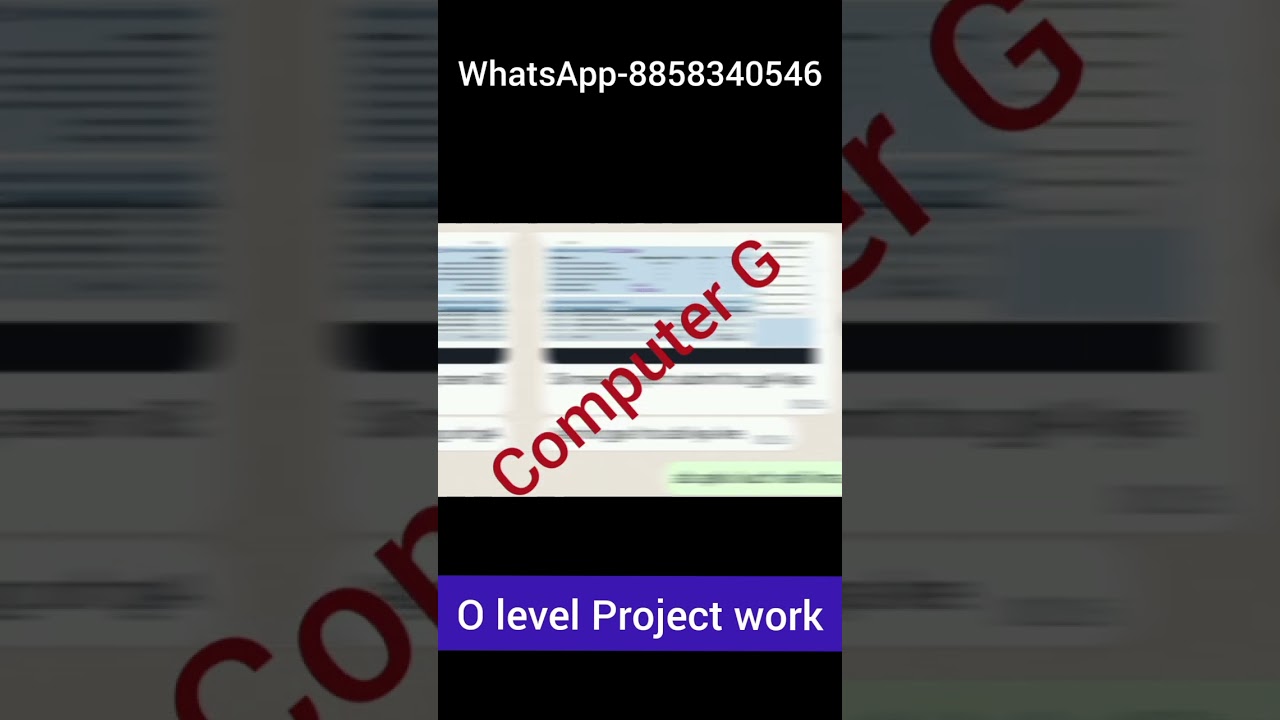 O Level Project Information | O Level Project For Direct Candidate| How to  submit O level project