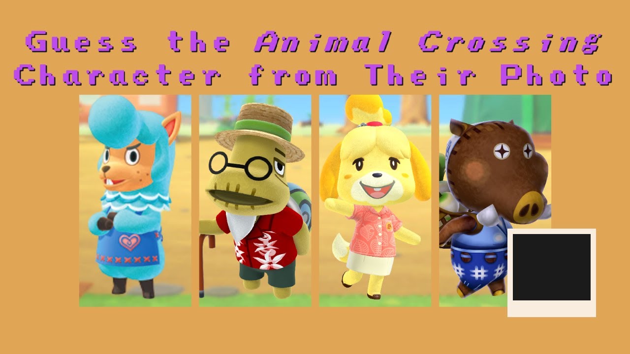 Guess the Animal Crossing Character from Their Photo (Ep 1)