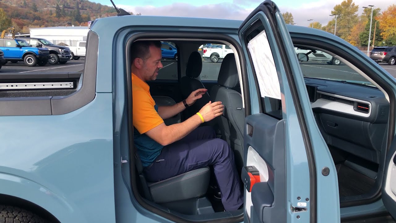 The 2022 Ford Maverick truck is small, but has plenty of interior space and comfort for passengers