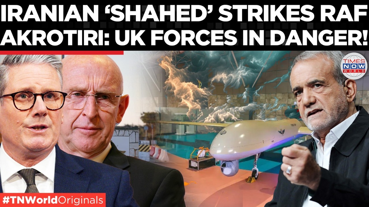 STARMER DEPLOYS RAF: UK Warns Iran is Targeting British Bases, Iran's Shahed Drone Hits RAF Akrotiri