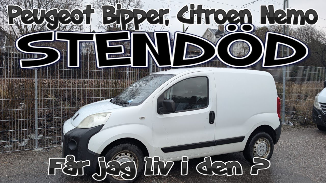 Stendöd Peugeot Bipper. Kan jag få liv i den?