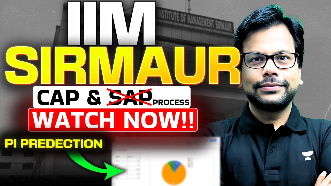 IIM SIMAUR Selection Criteria 2025 ⚠️ MUST WATCH MBA Tourism Selection Criteria & PI Predictor