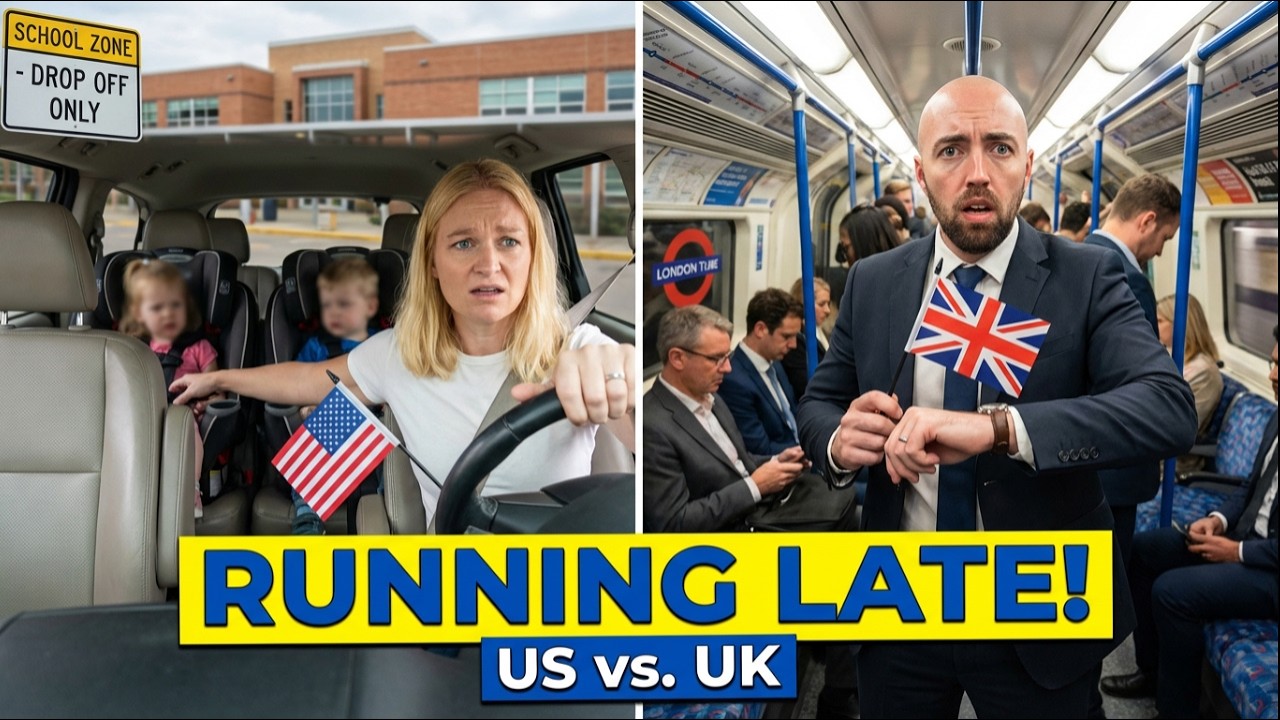 S4 E1: I'm late! Real Morning Routine in English – Learn Real Life English Vocabulary and Phrases