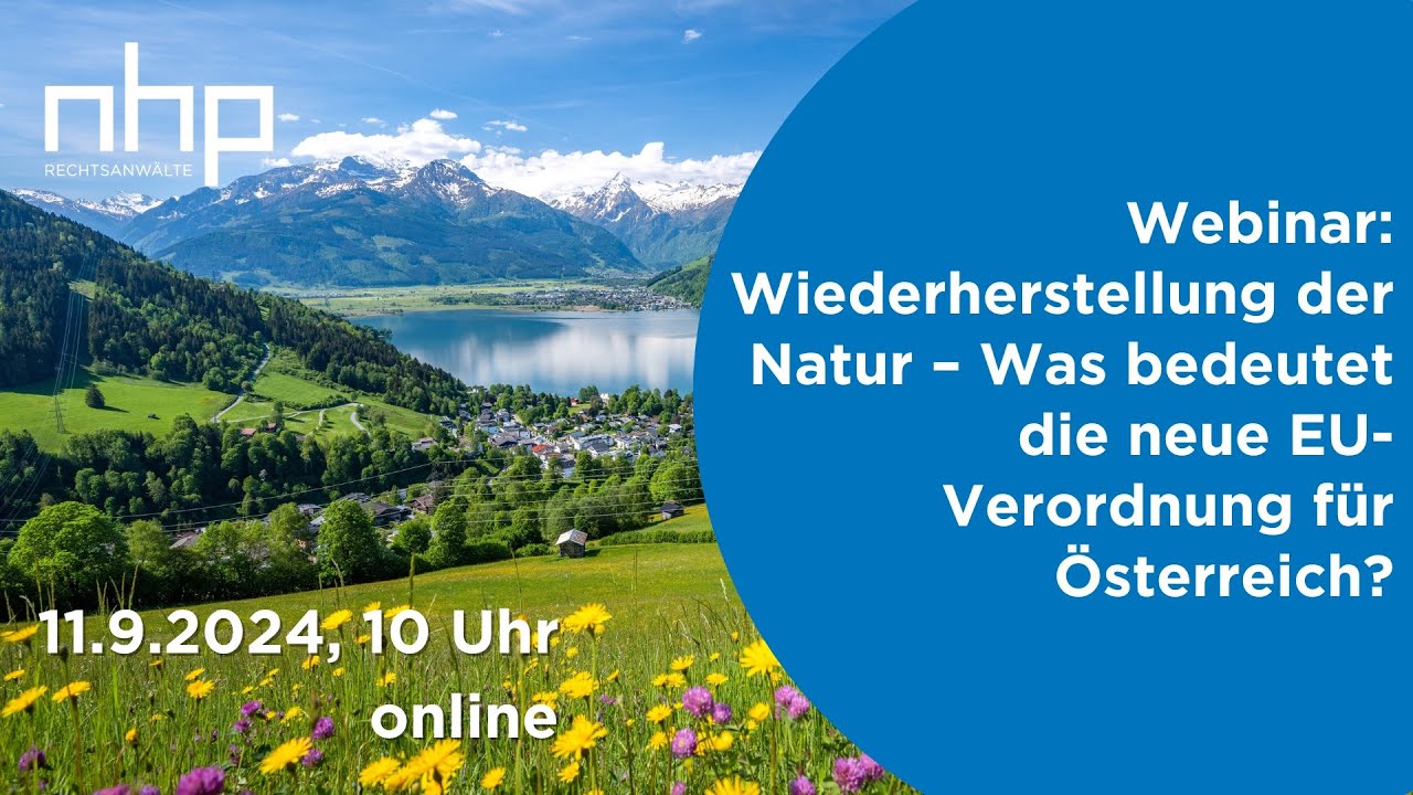 NHP-Webinar zur Renaturierungsverordnung