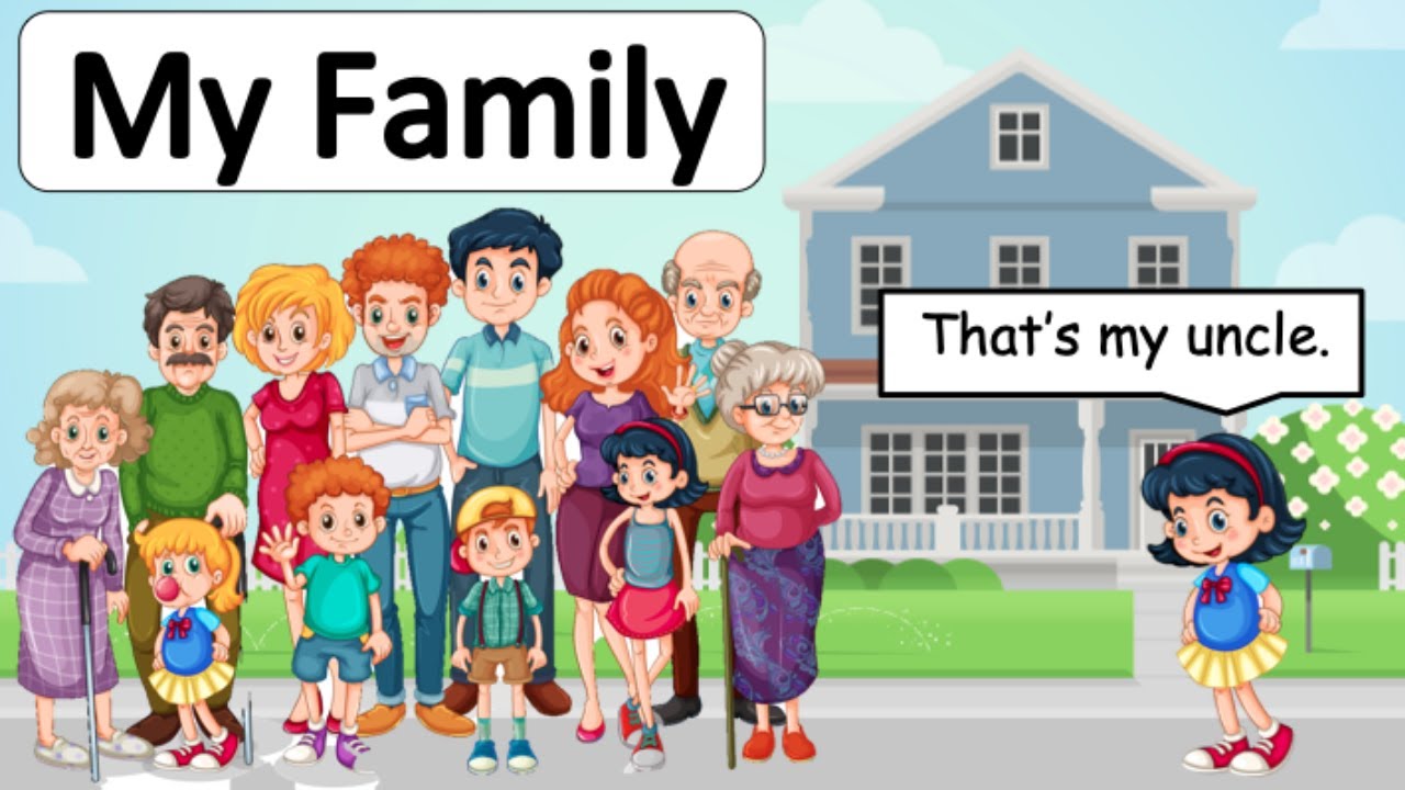 FAMILY Conversation 👪  | Learn with Examples