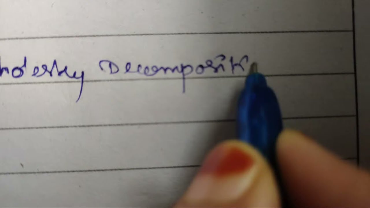 Cholesky Factorisation || Cholesky Decomposition Method#machinelearning #factorisation#jbiet #jntuh