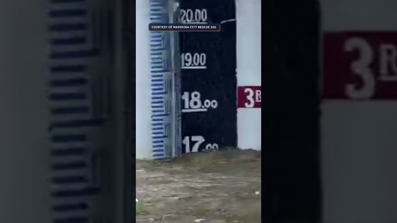 Marikina River water level reaches 17 meters