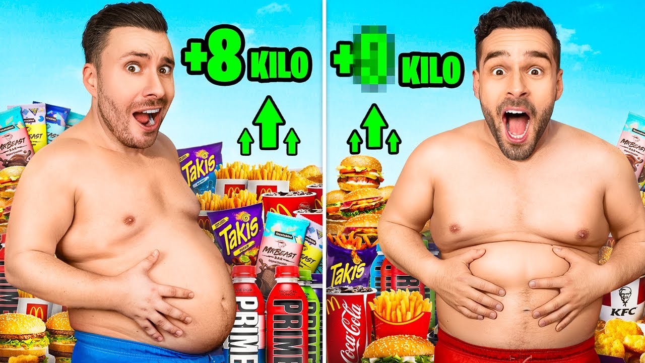 Wie De Meeste Kilo's Aankomt WINT! *Challenge met Thomas*