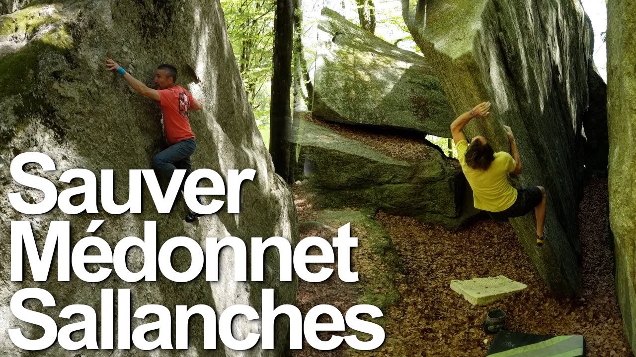 Médonnet sauvegarde du site de blocs et d'escalade Sallanches Haute-Savoie environnement montagne