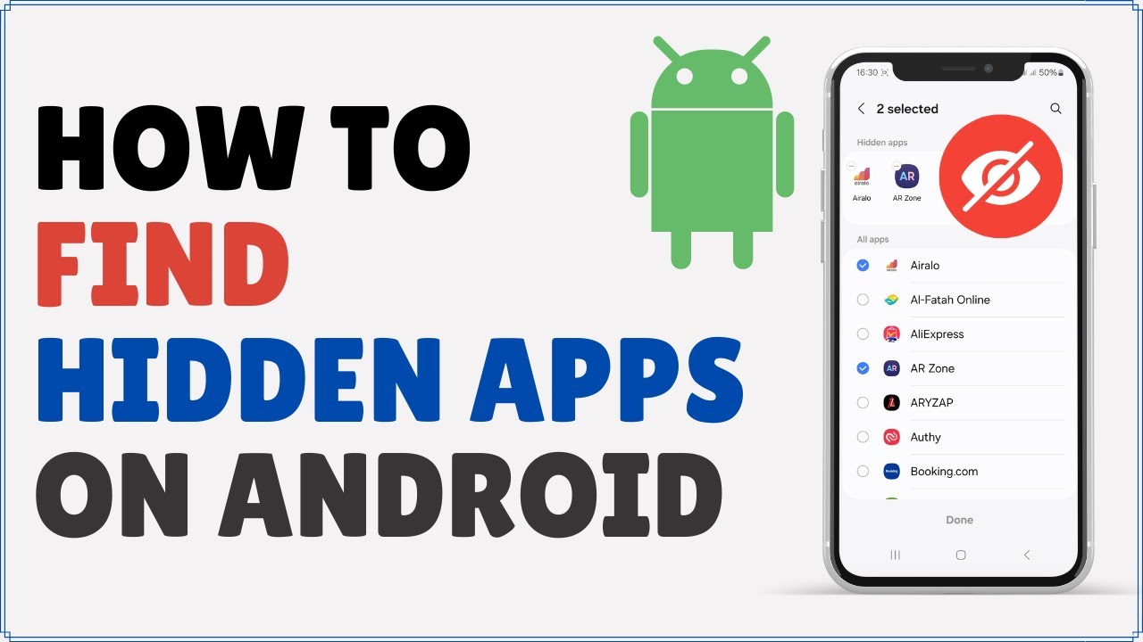 Как найти скрытые приложения на Android 2025