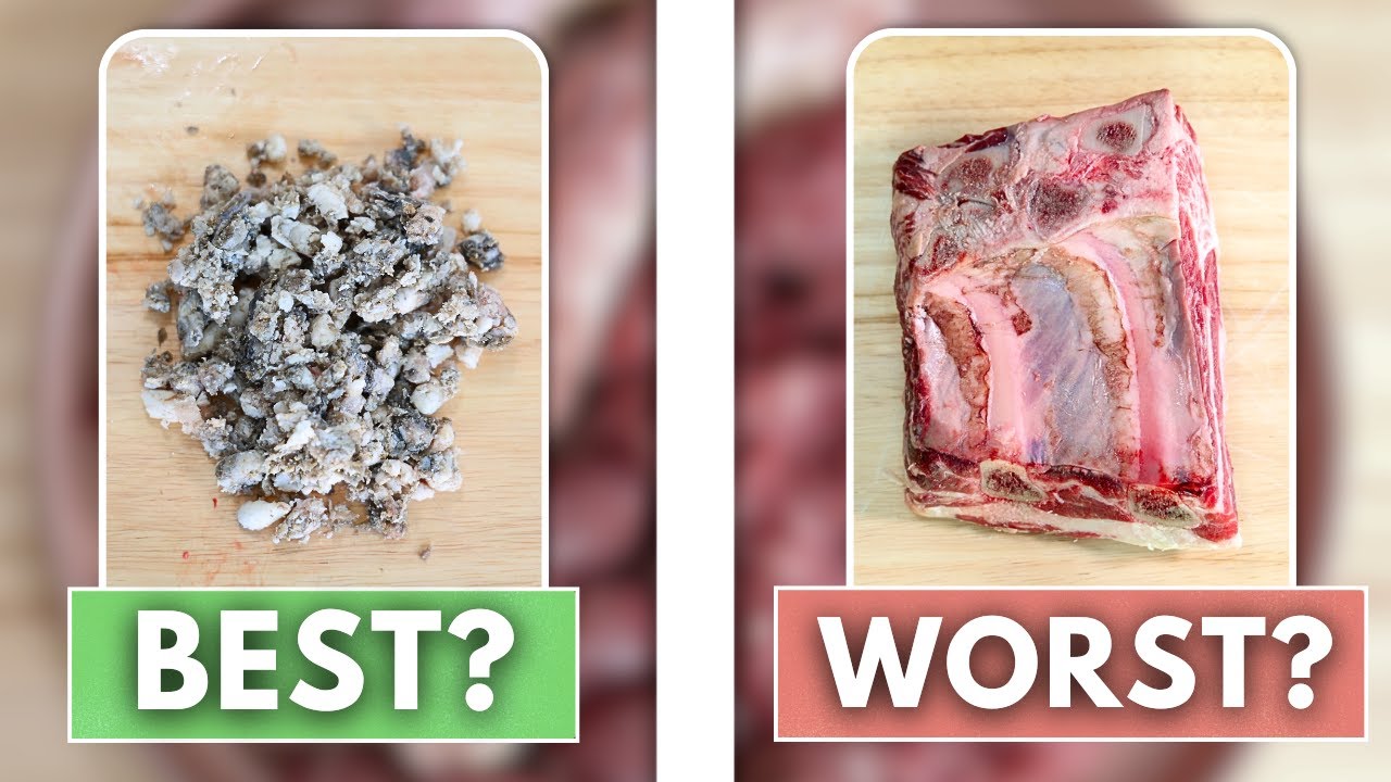 The 5 BEST (and WORST) Raw Meats For Your Pet
