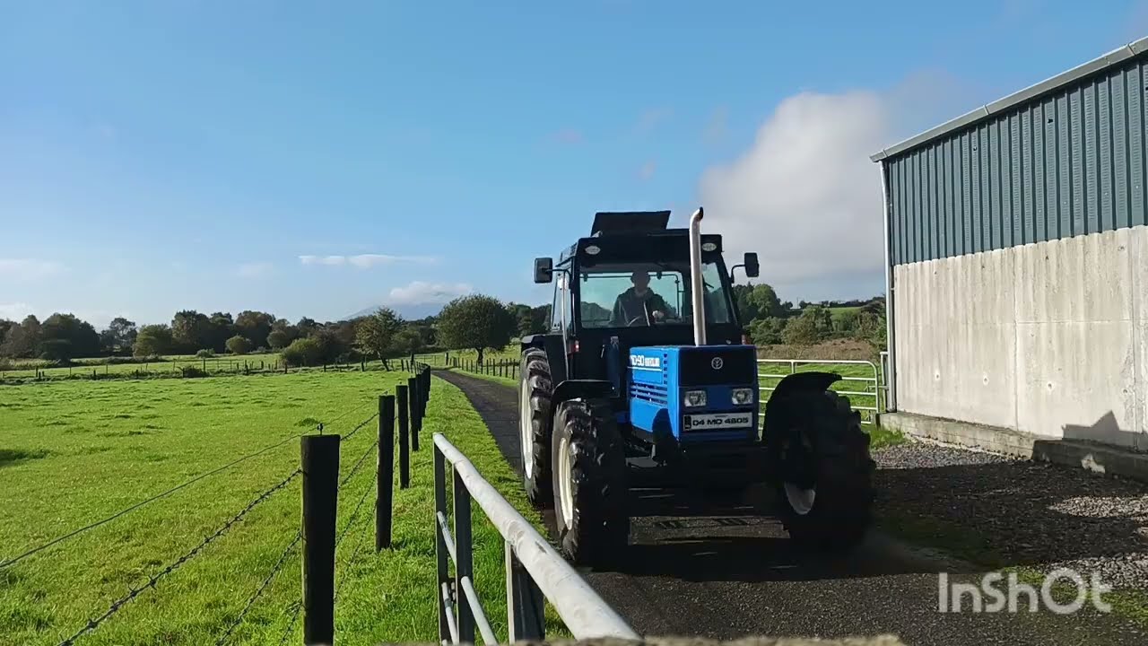 110 90 TURBO quick spin out #newholland #fiatagri #oldschool #agriculture #ireland
