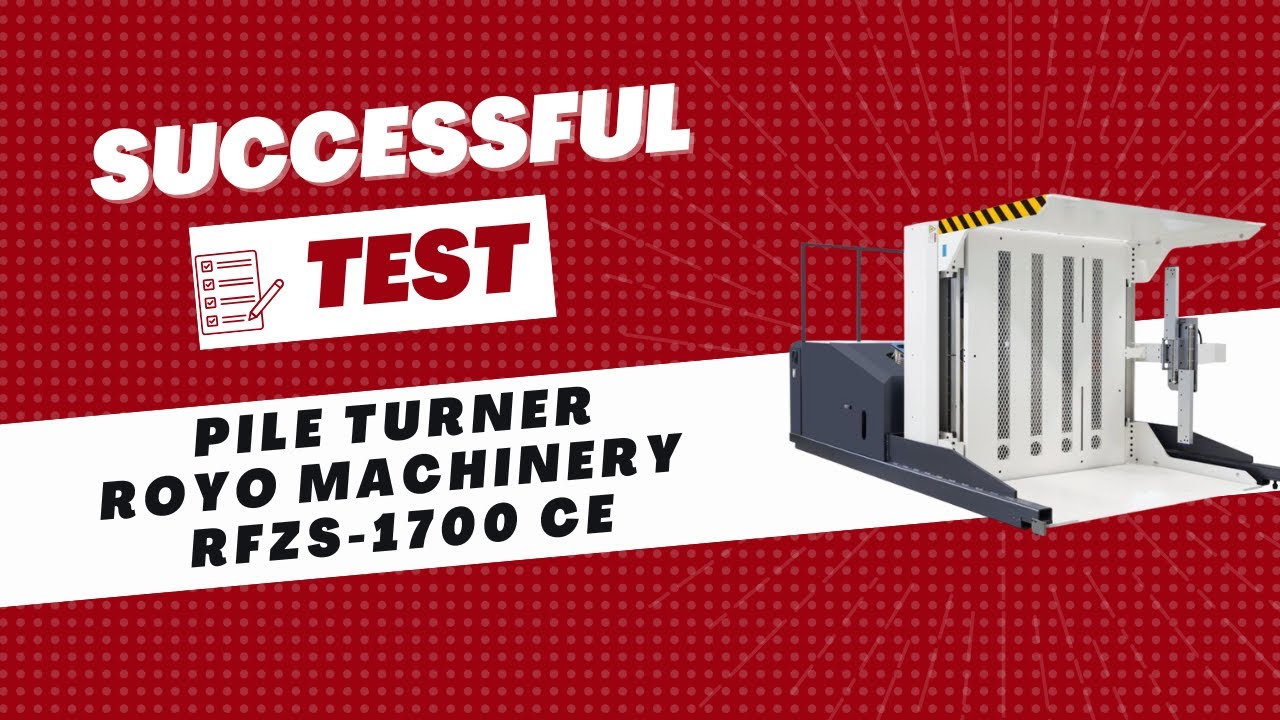 Successful Test | Pile Turner Royo Machinery RFZS-1700CE | Volteador de Pilas RFZS-1700CE