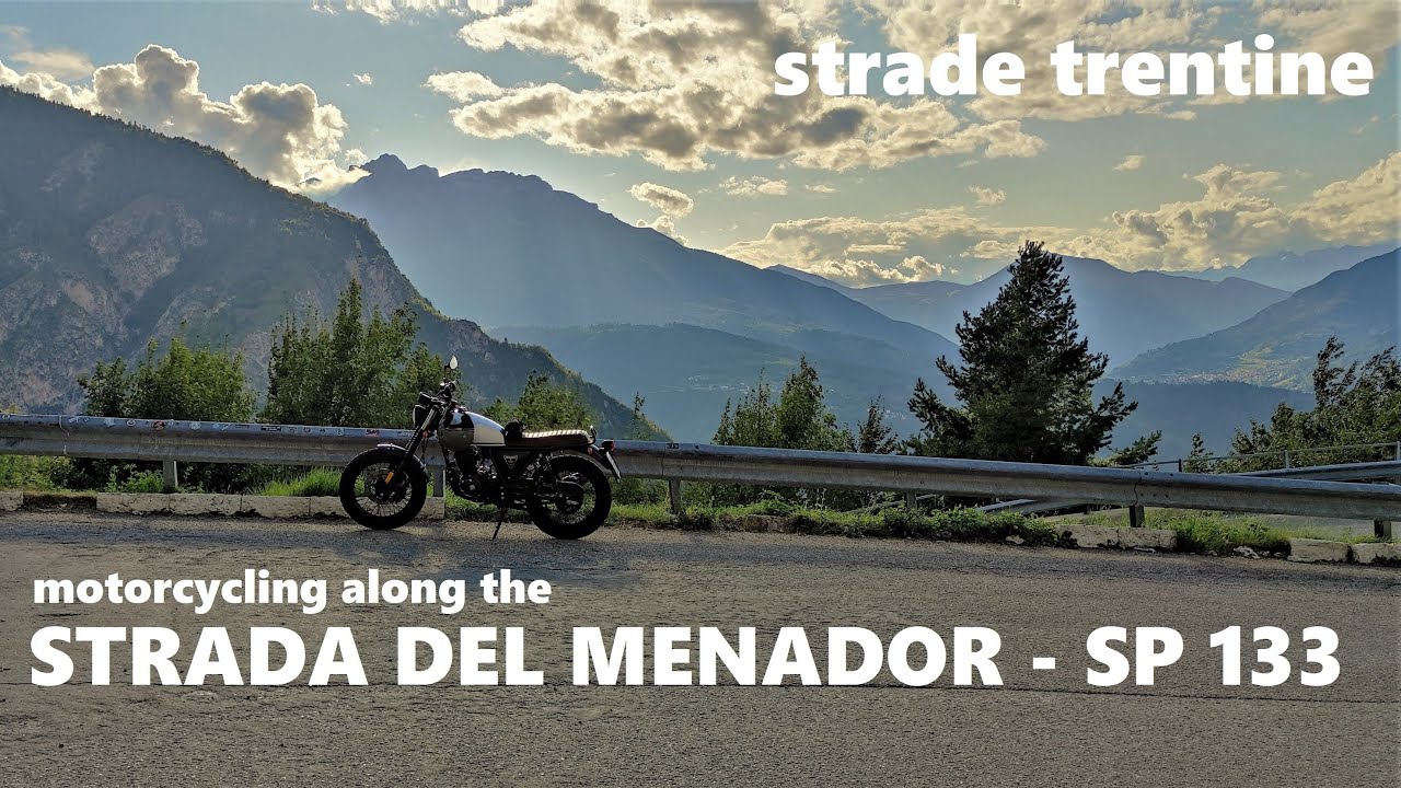 Motorcycling along SP 133 - Strada del MENADOR - (Strade trentine)