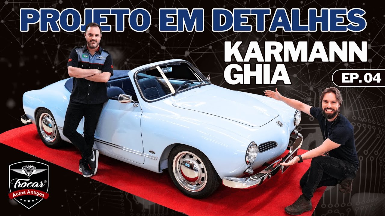 Karmann Ghia 1970 Azul Especial - Apresentação no Tapete Vermelho da Trocar! Ep.04