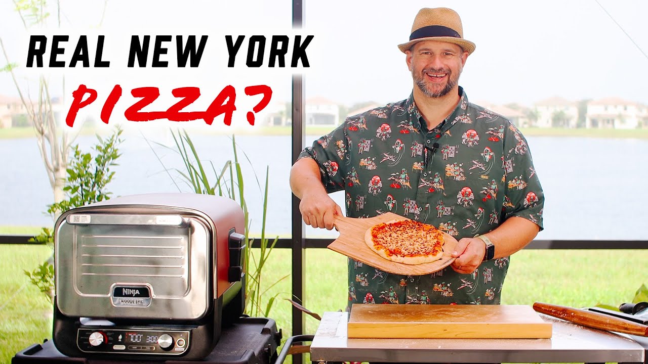 Can you make REAL NY Pizza In the Ninja Woodfire Outdoor Oven?🍕