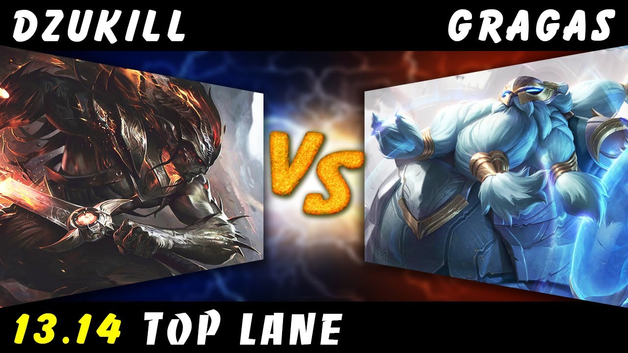 Dzukill - Yasuo vs Gragas TOP Patch 13.14 - Yasuo Gameplay