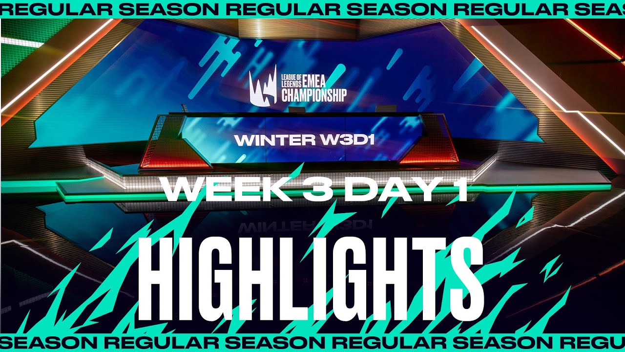 LEC Match Highlights Winter 2024  W3 D1