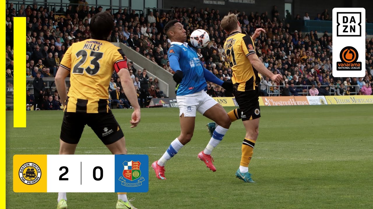 Boston United 2-0 Wealdstone | National League HIGHLIGHTS