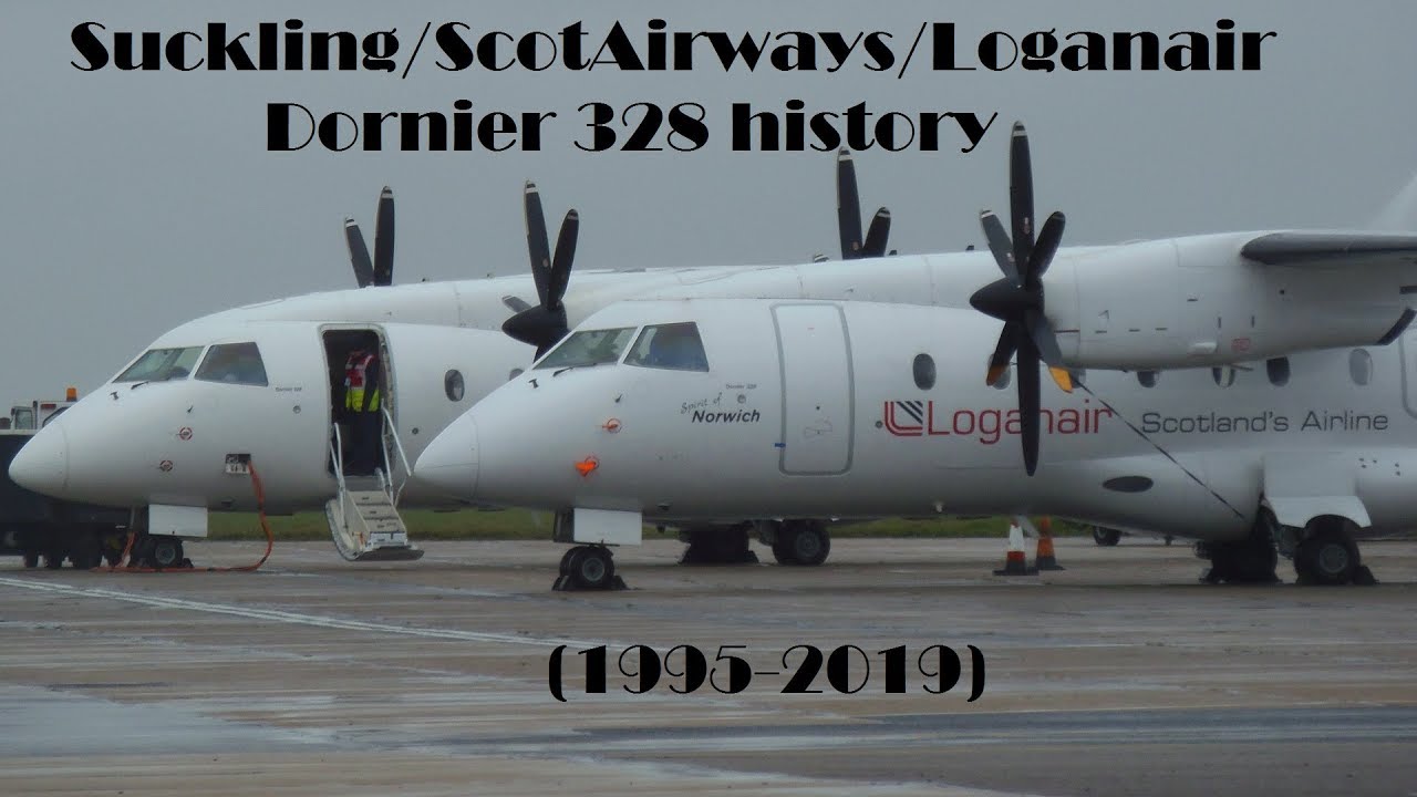 Fleet History - Suckling/ScotAirways/Loganair Dornier 328 (1995-2019)