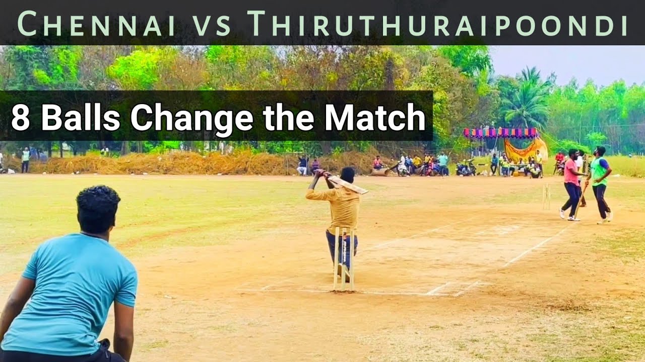 CHENNAI VS THIRUTHURAIPOONDI ROUND 3 ||Mohan media||