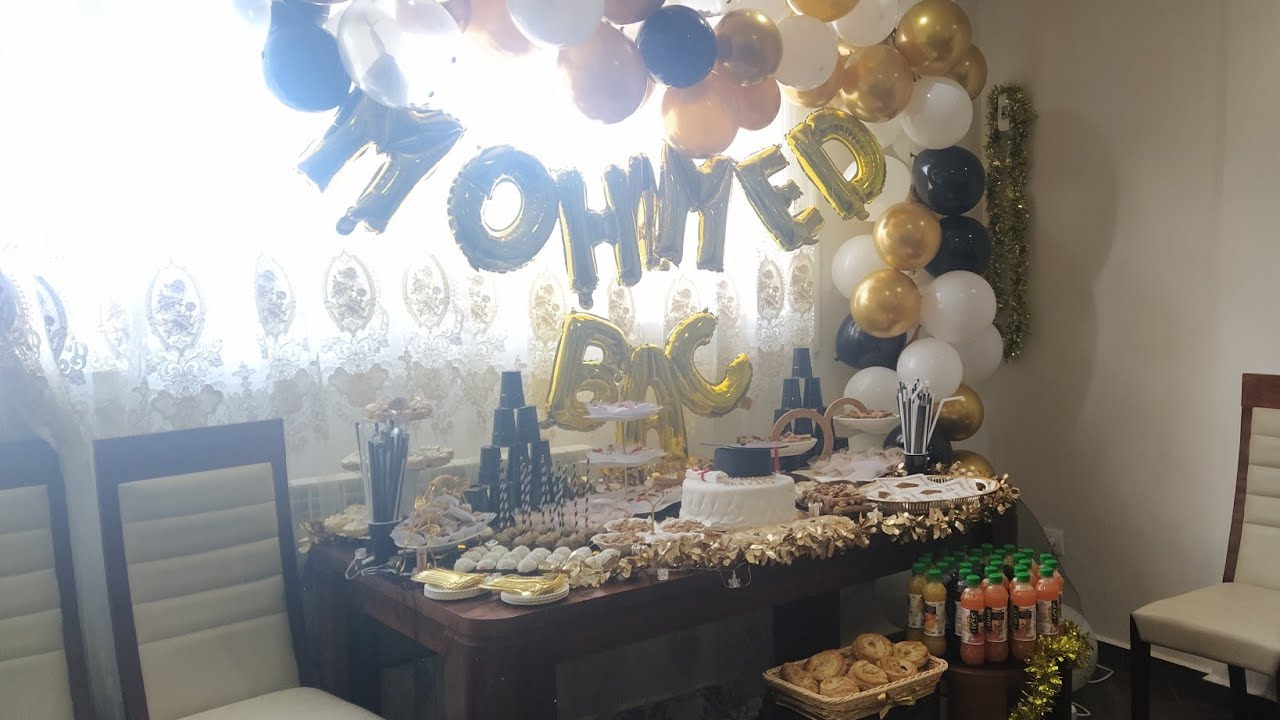 تحضيرات حفلة تخرج 🎓الباك 2020(ألف مبروك🎉🎊 محمد) bac 2020