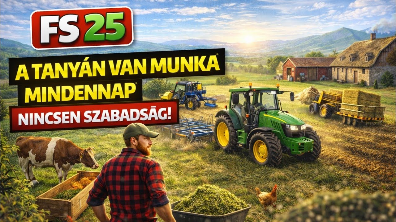 Fs 25 a tanyán van munka mindennap nincsen szabadság! 