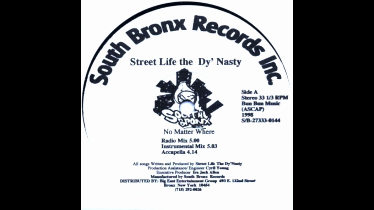 Street Life The Dy'Nasty - No Matter Where (Instrumental) (1998)