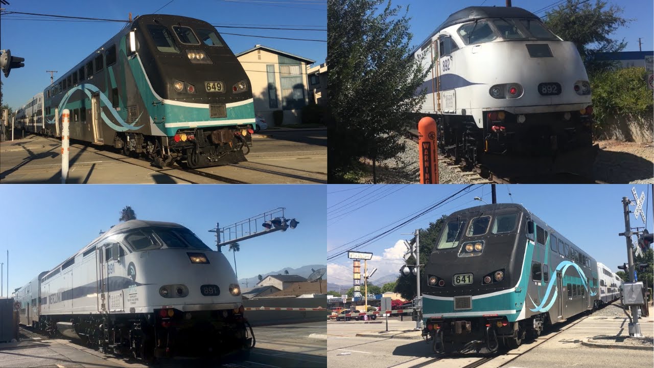 Fast Train Time! Metrolink Trains in Covina, CA 9/9-9/13/2021